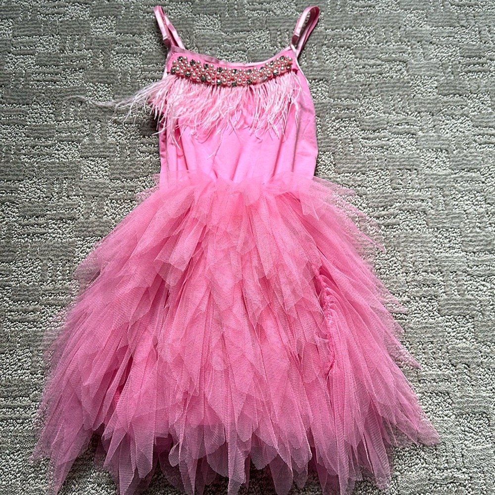 PINK DIAMONDS AND PEARLS DRESS, Lola and the Boys Size 6